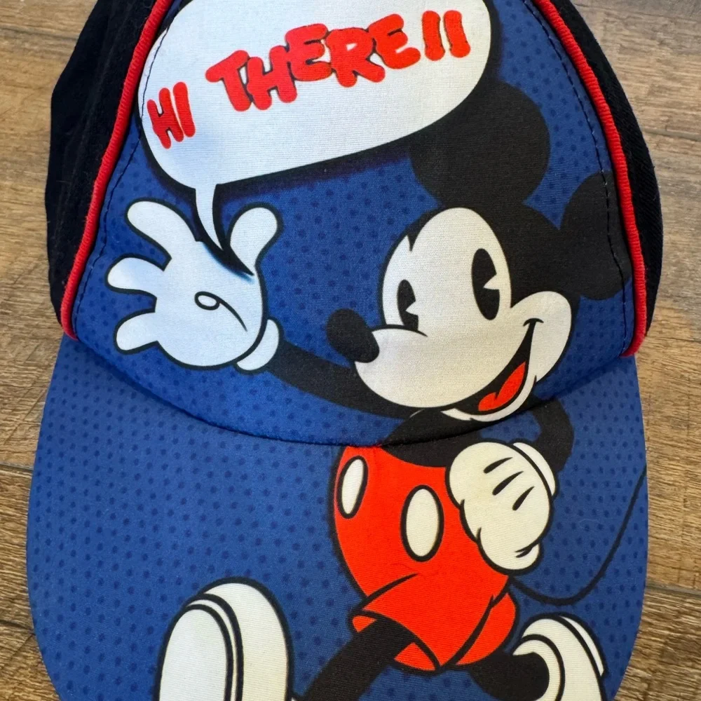Mickey Mouse Boy’s Baseball Hat “Hi There”